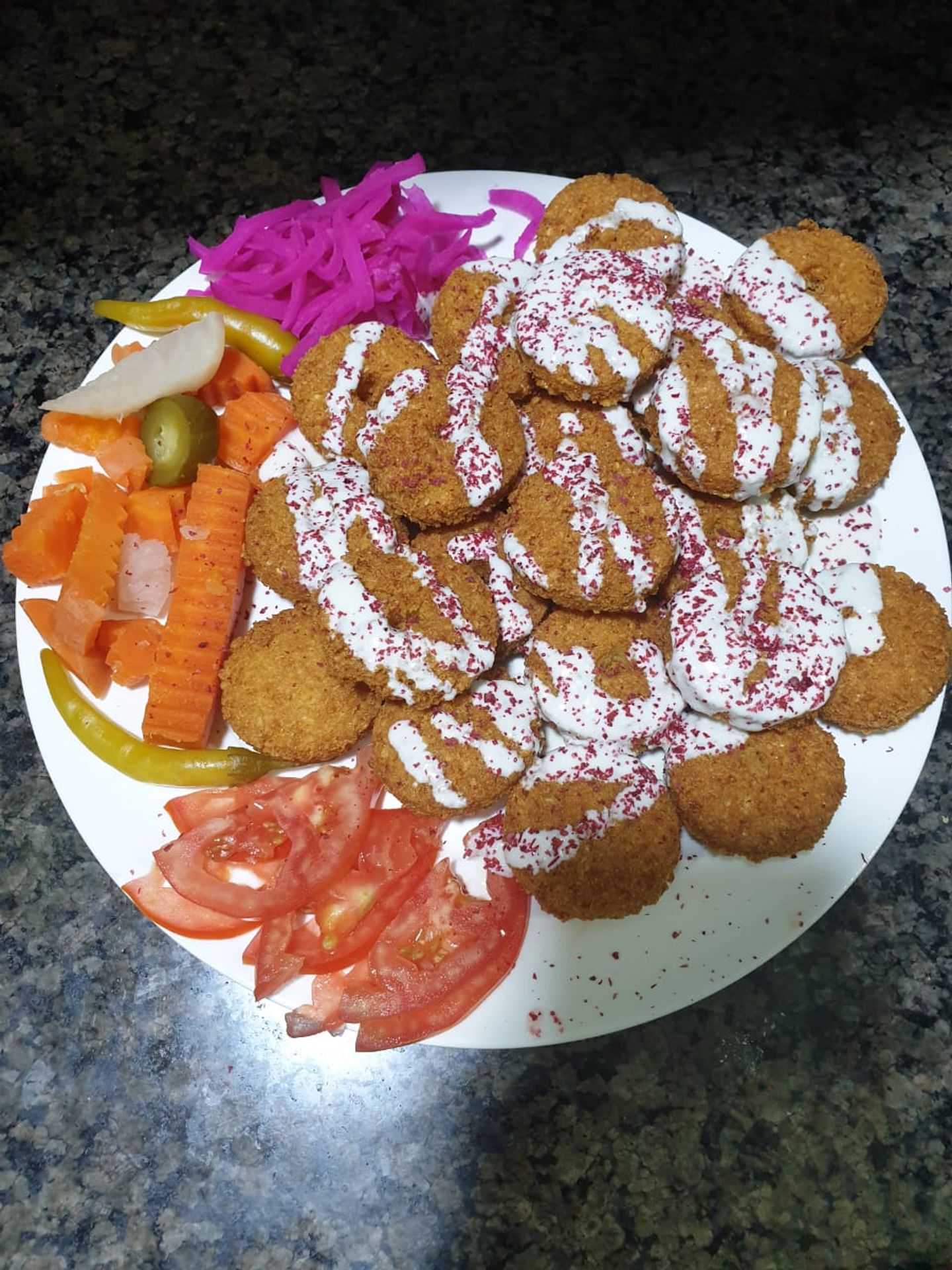 صحن فلافل - صغير