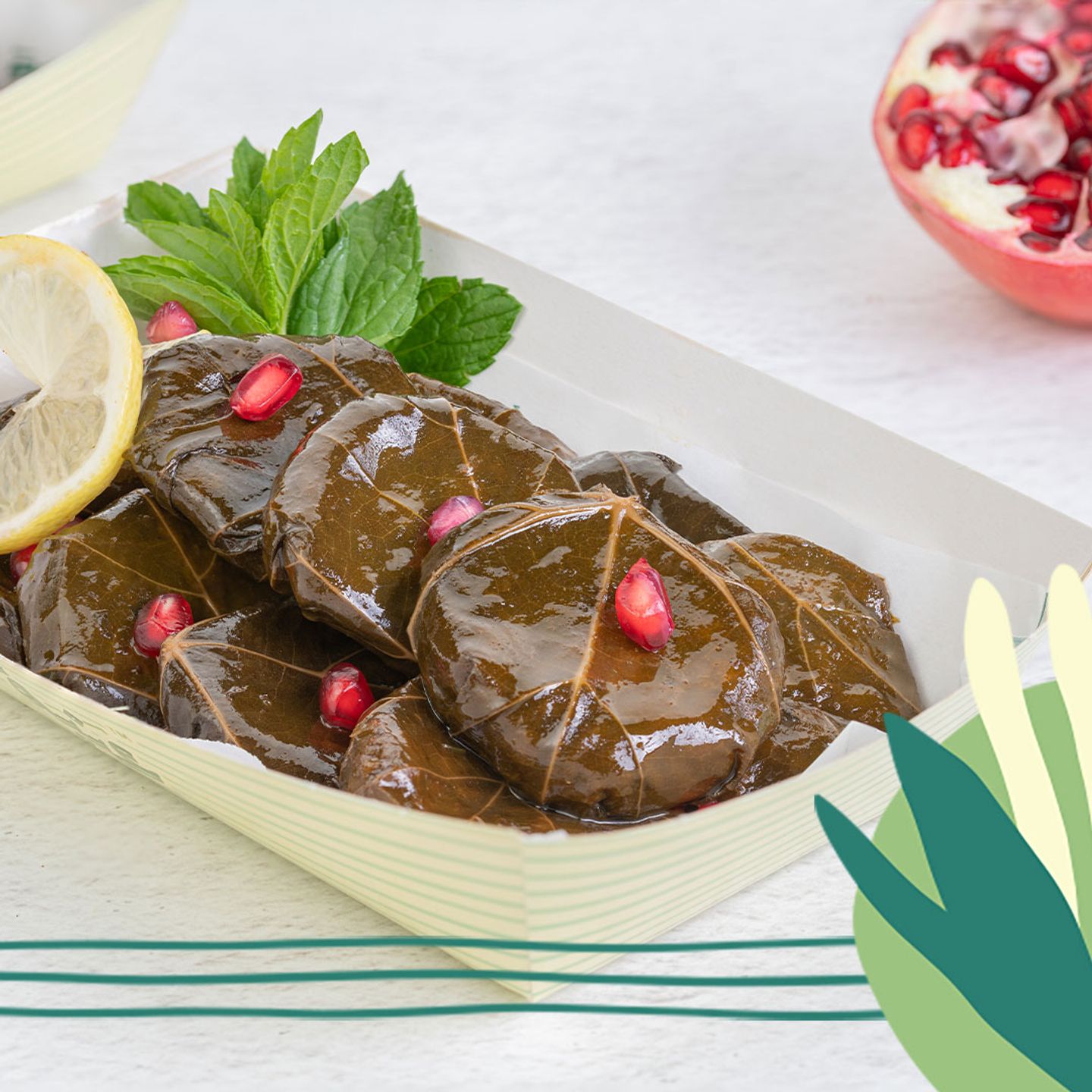 كبيبة ورق عنب  - وسط