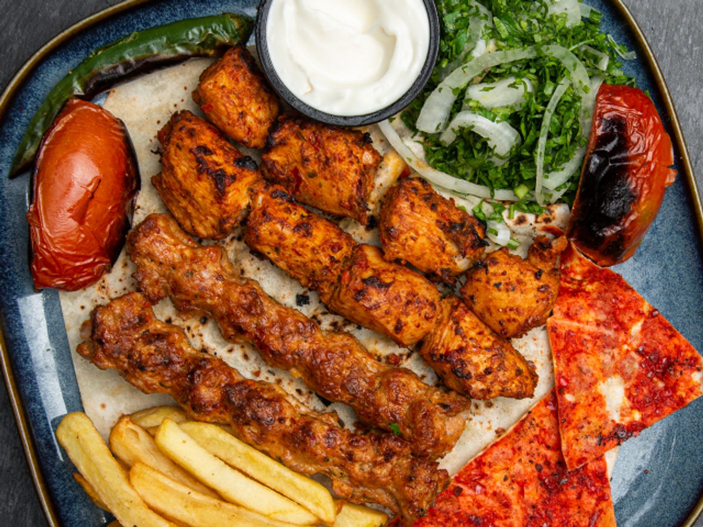 مشكل دجاج - صحن