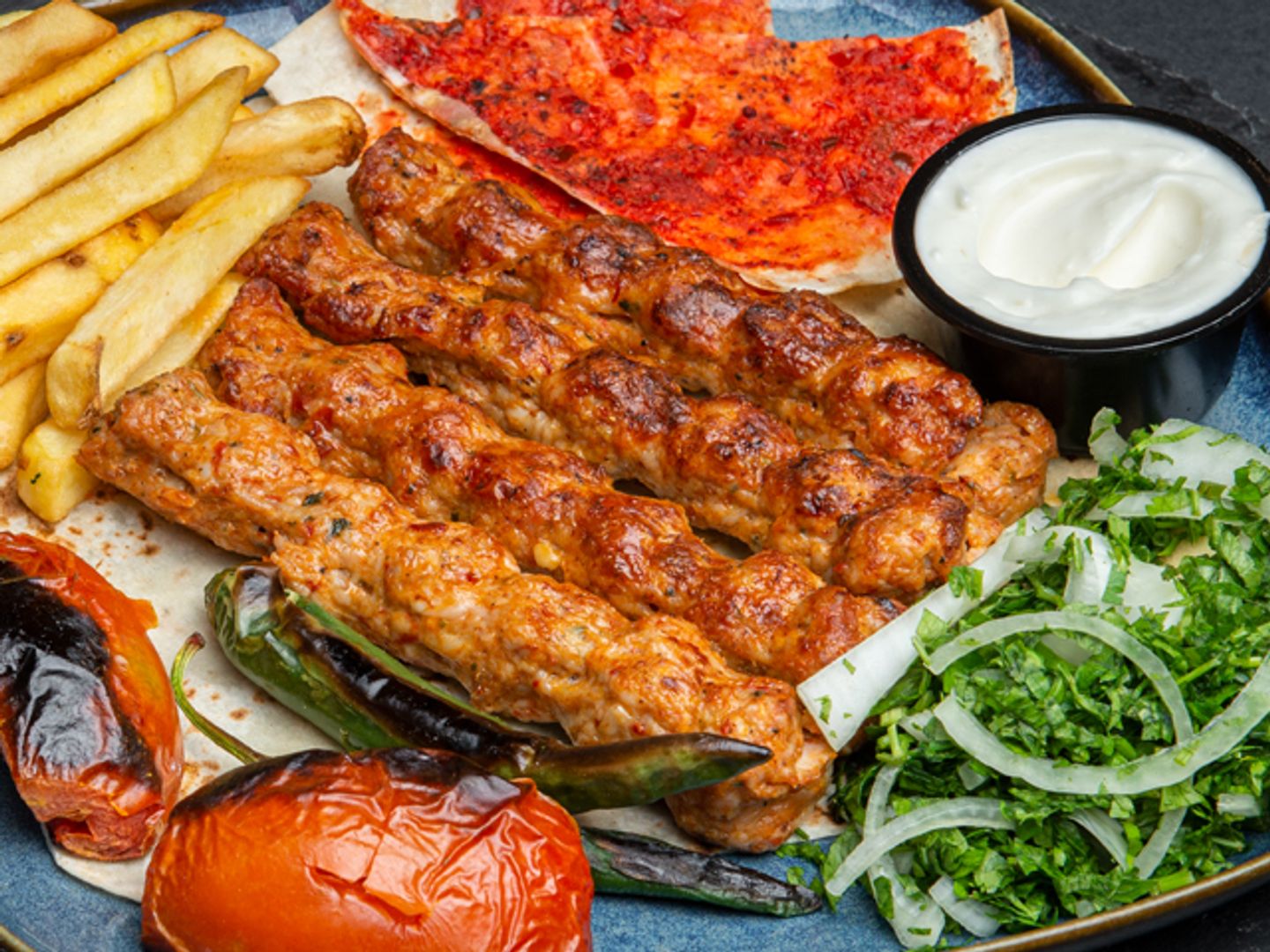 كباب دجاج - صحن