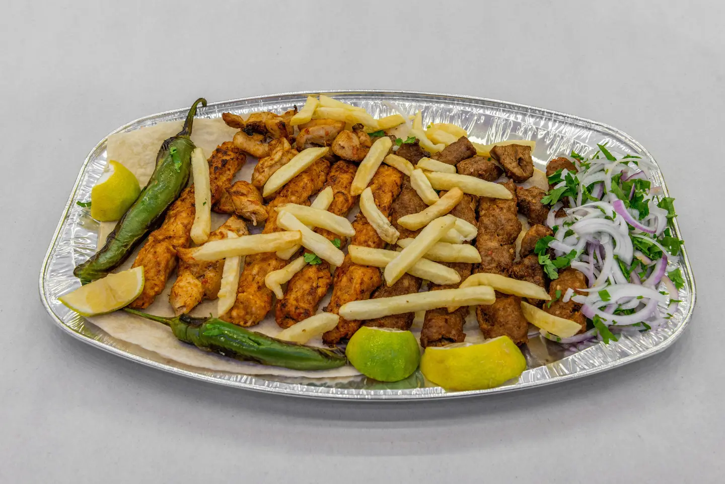 صحن مشويات مشكل  - 4 سيخ