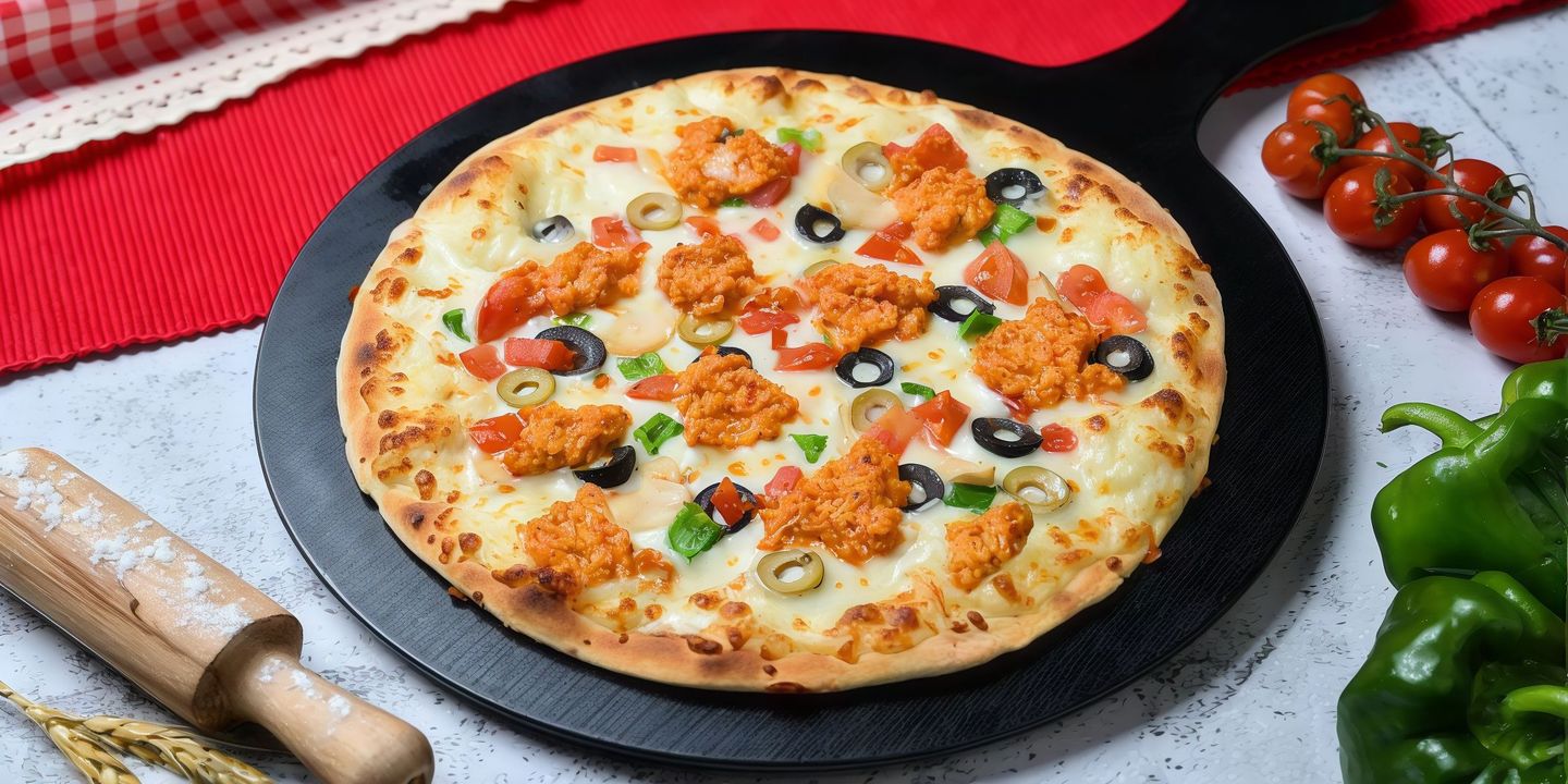 بيتزا دجاج - صغير