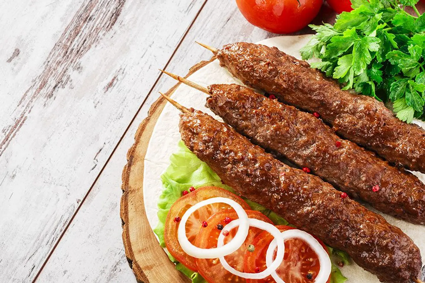 Meat Kebab - 5 Skewers