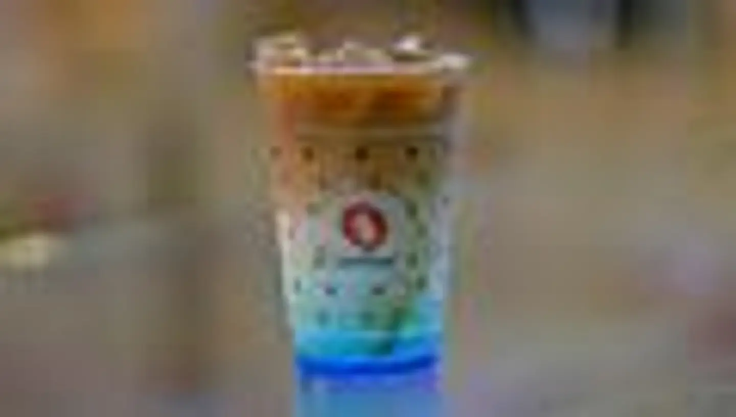 Super Junior Ocean Blue Latte  - 12 Oz