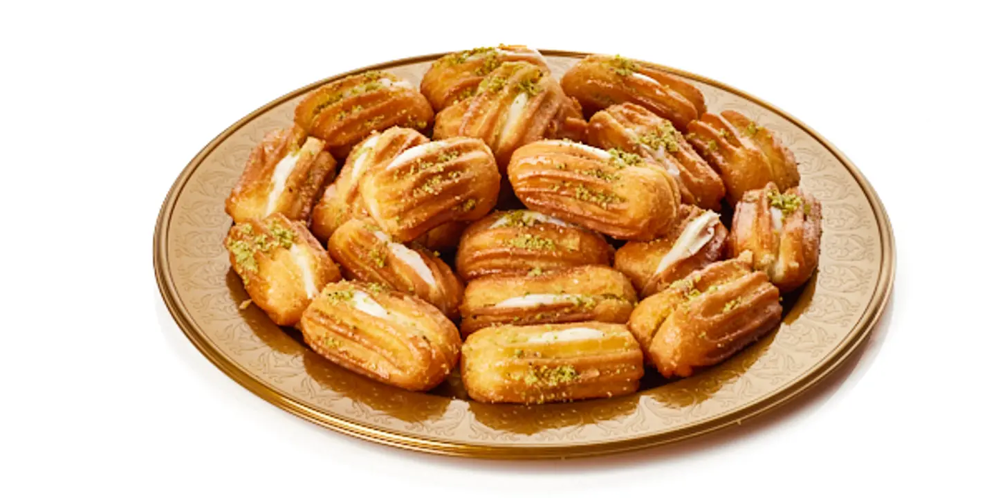 بلح الشام بالقشطة - نص كيلو
