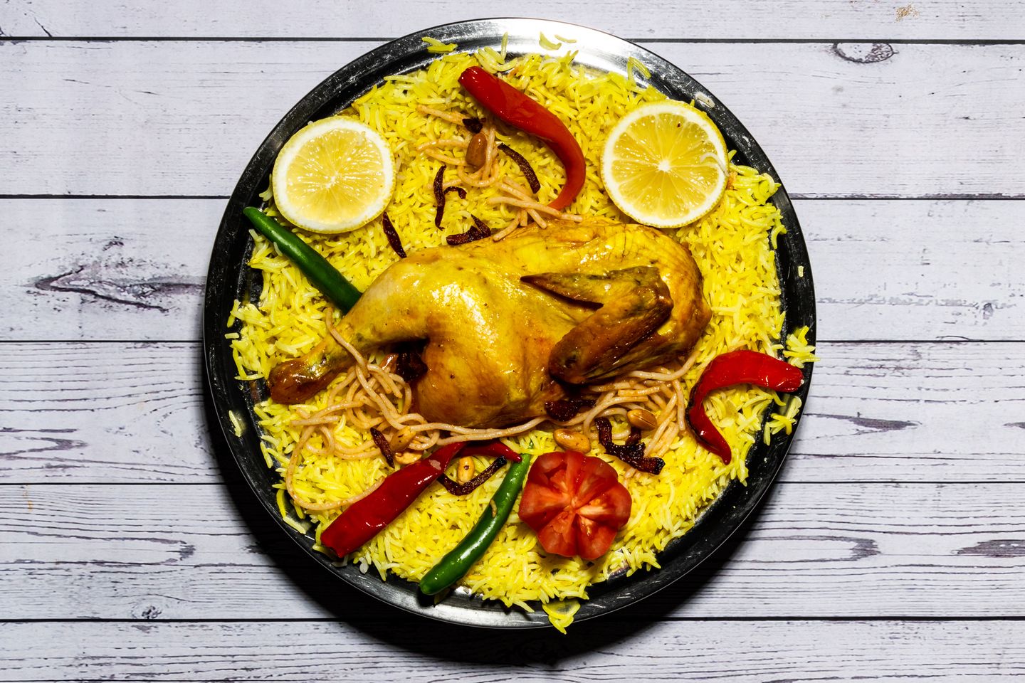 نص حبة دجاج مع الرز - مندي