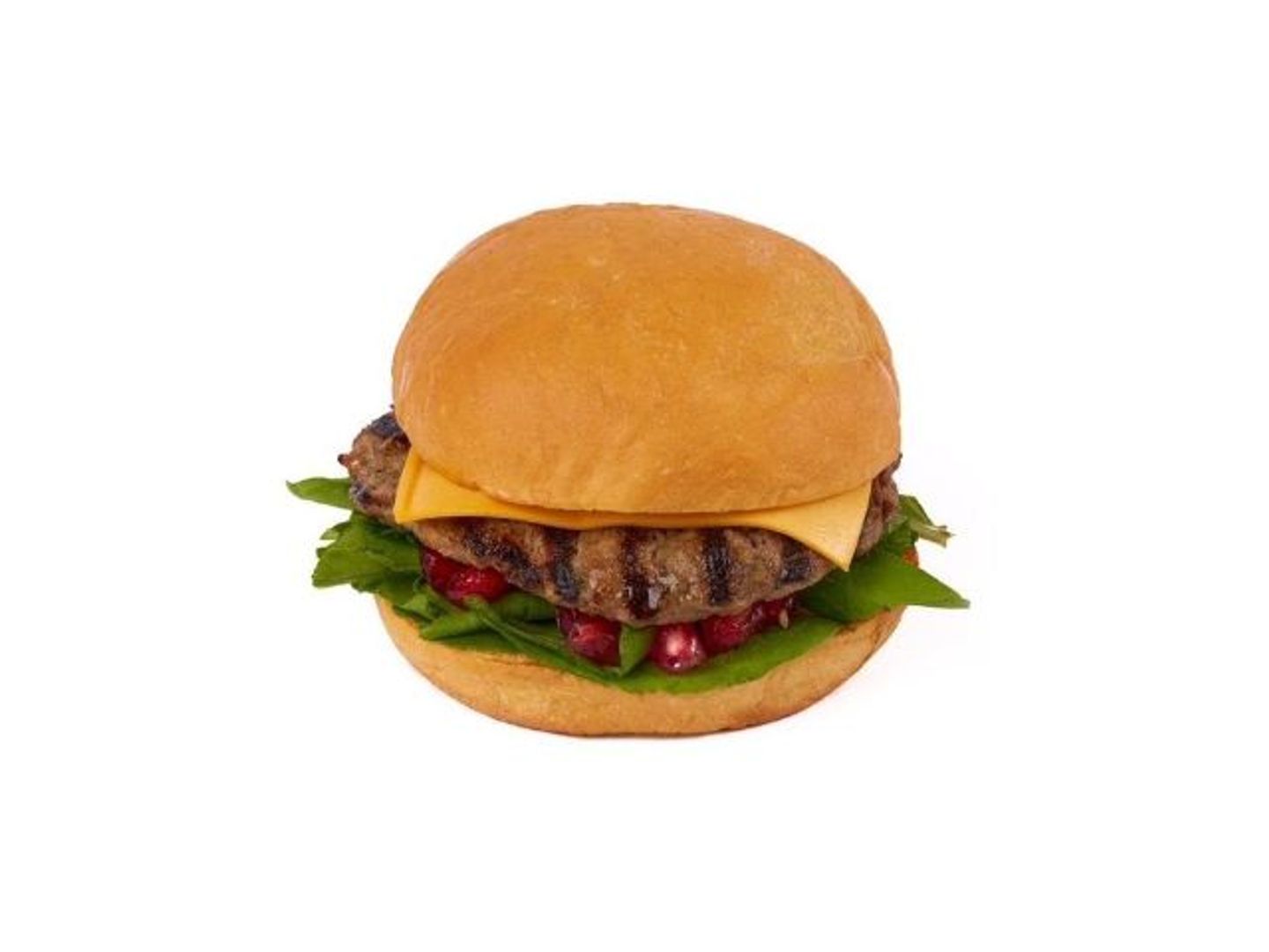 Meat Pomegranate Burger - Meal