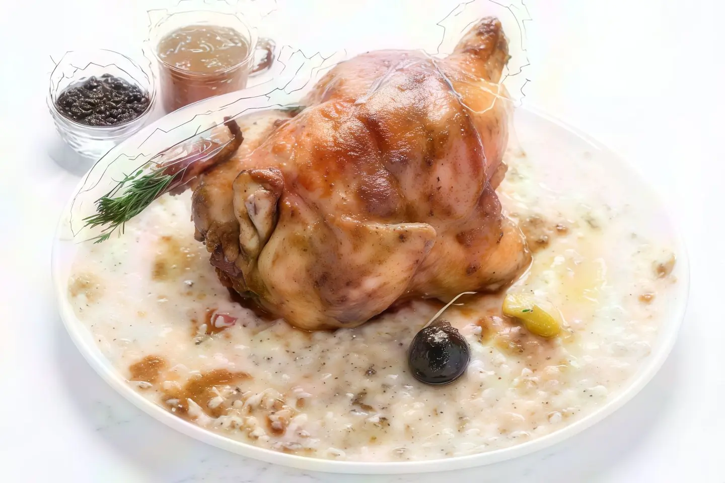 Half Shawaya Chicken - Shabi Rice