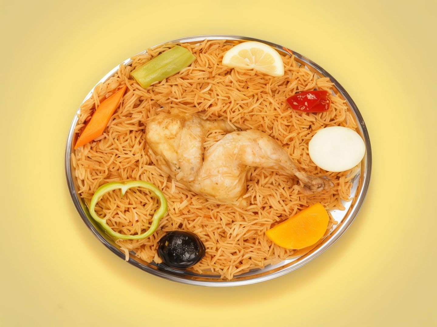 دجاج مضغوط - نص دجاجة