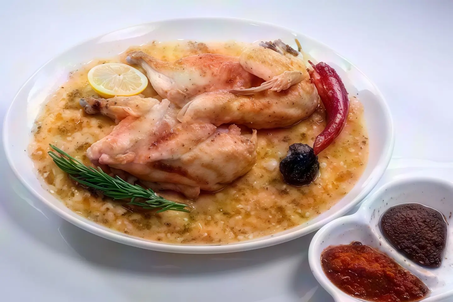 Half Madfoon Chicken - Shabi Rice