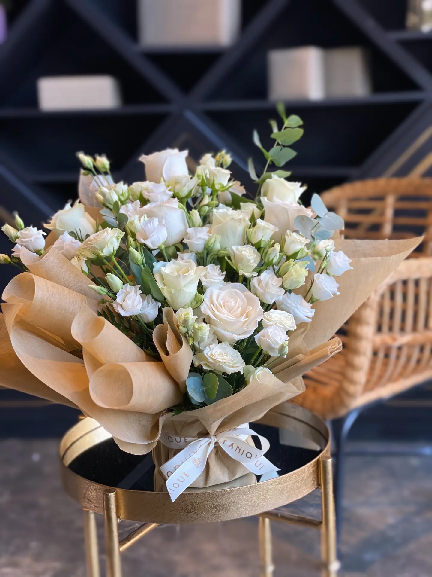 Flower Bouquet With Base - Small
