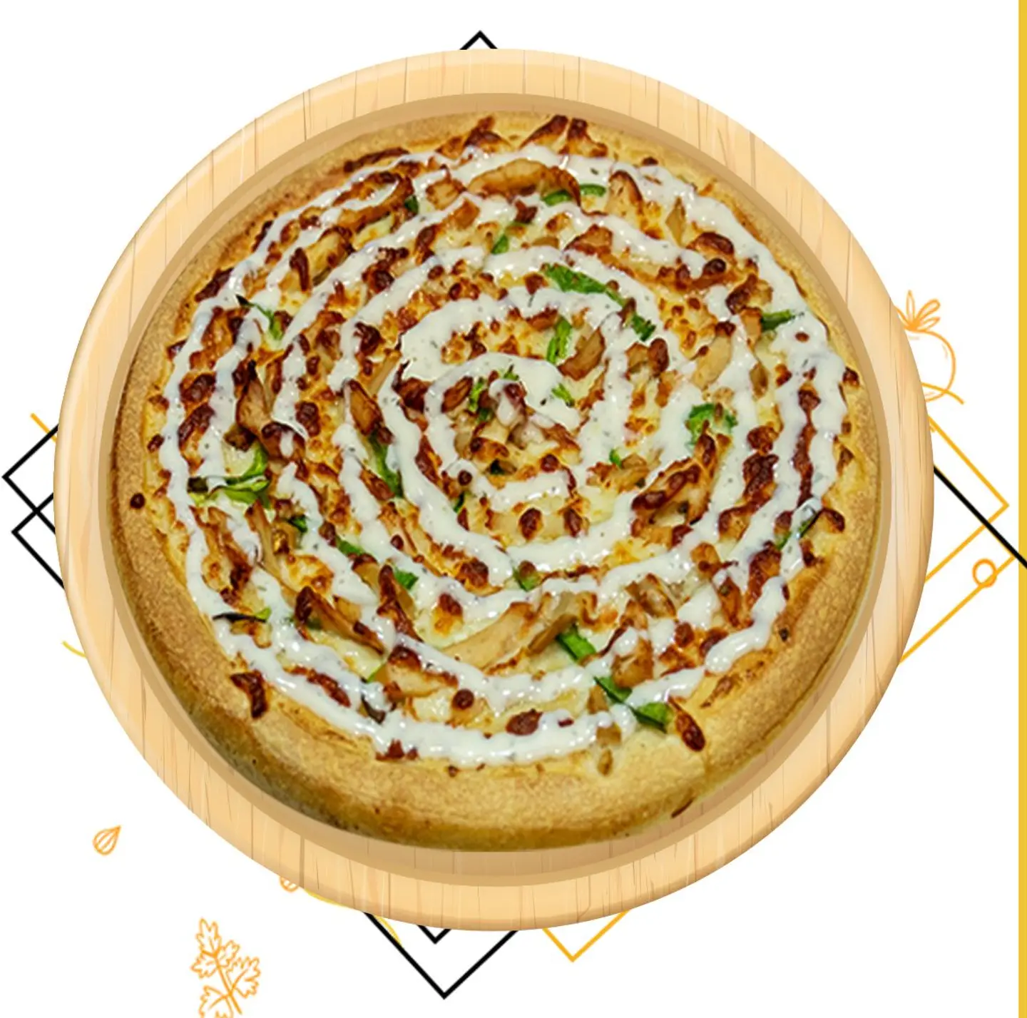 Pizza Chicken Ranch - Small