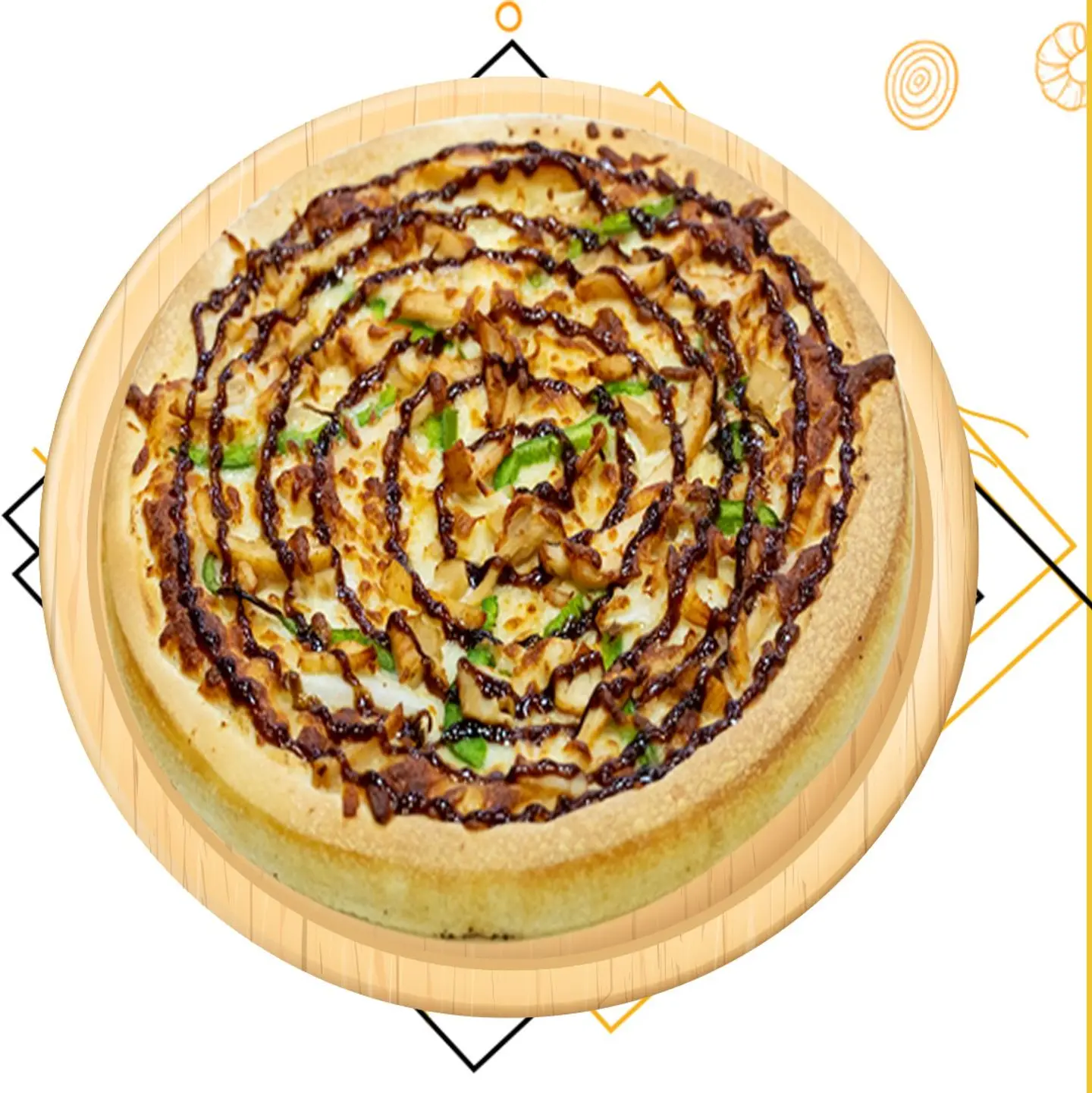 Pizza Bbq Chicken - Small