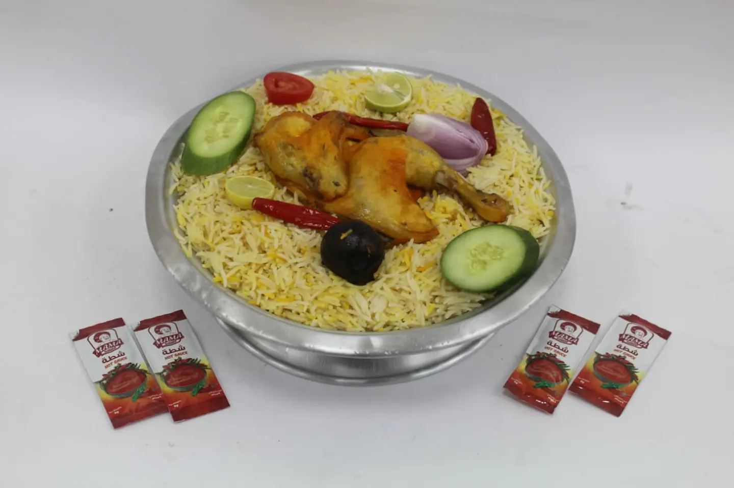 دجاج مندي - نص دجاجه
