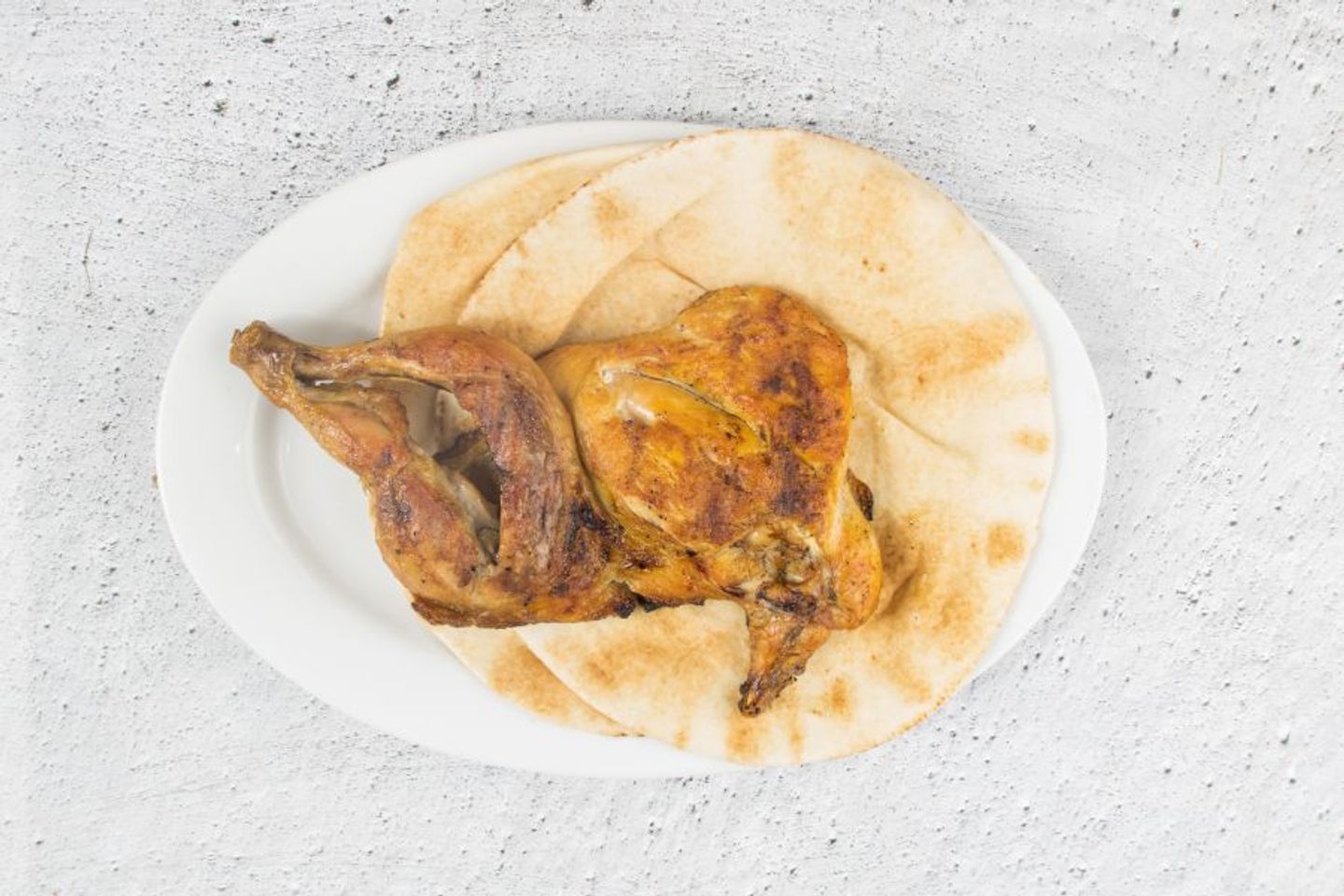 دجاج سادة - نصف دجاجة