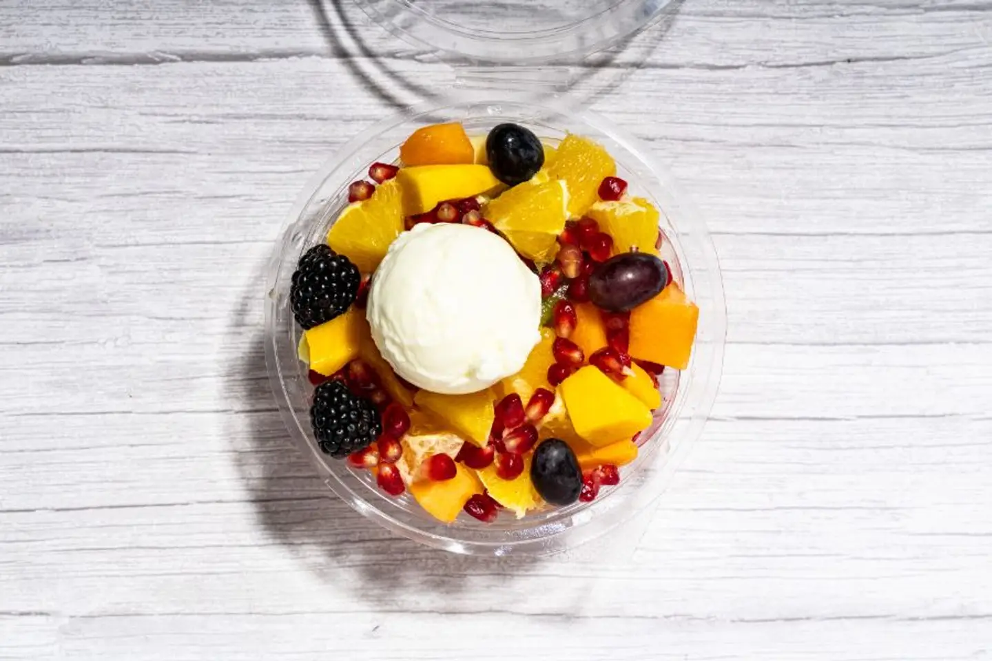 Fruit Salad With Ice Cream - 12 Oz