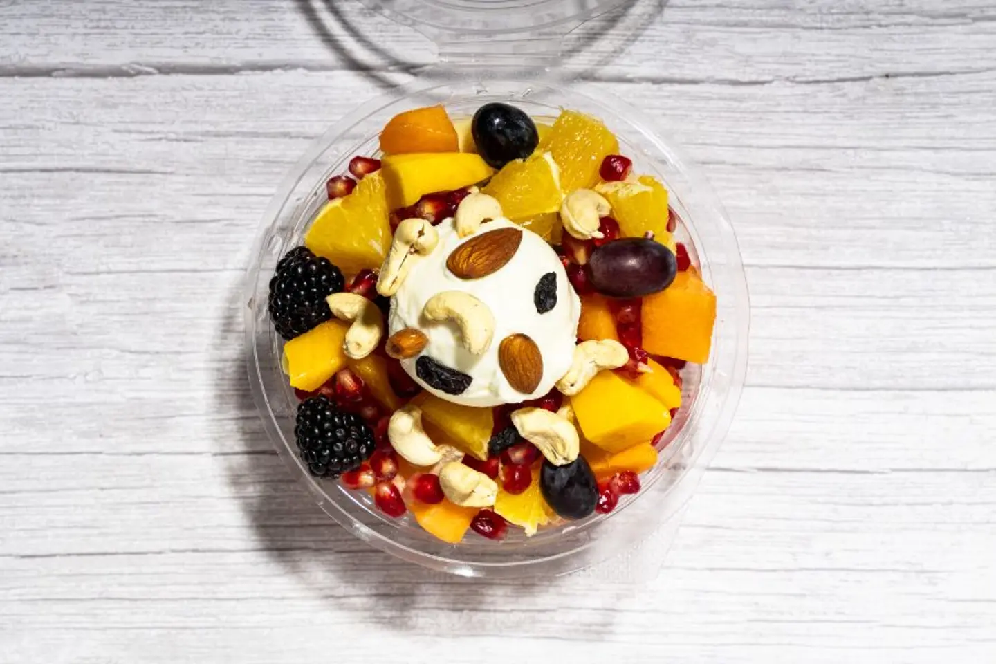 Fruit Salad With Cream And Nuts  - 12 Oz
