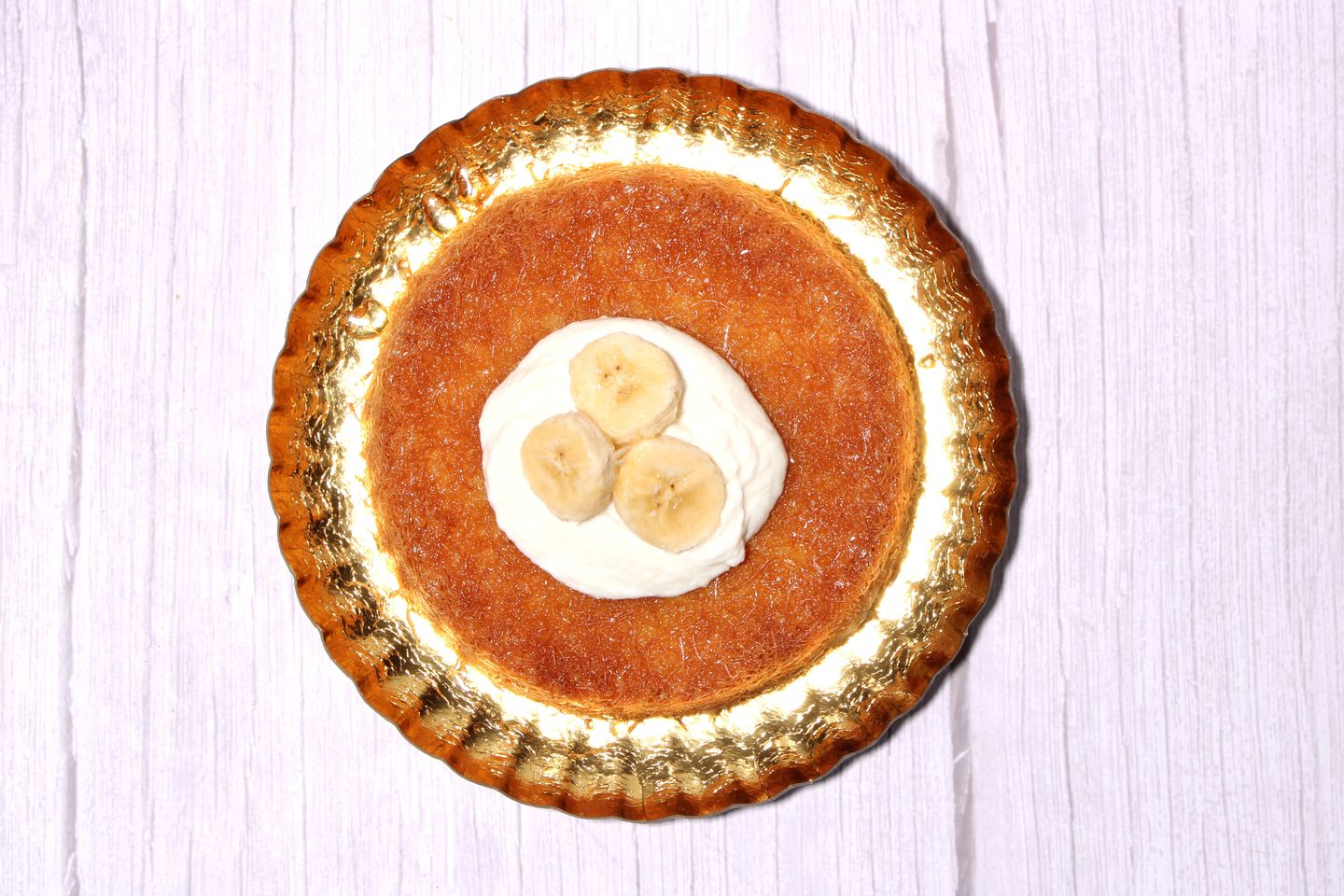 Kunafah With Banana And Cream - Family