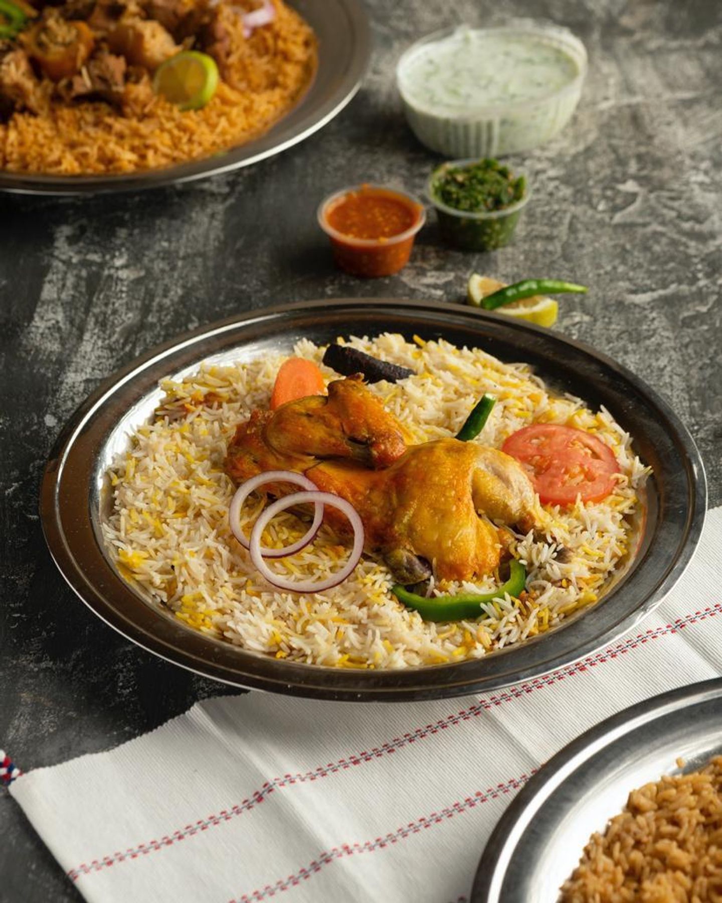 مندي دجاج - نص دجاجة