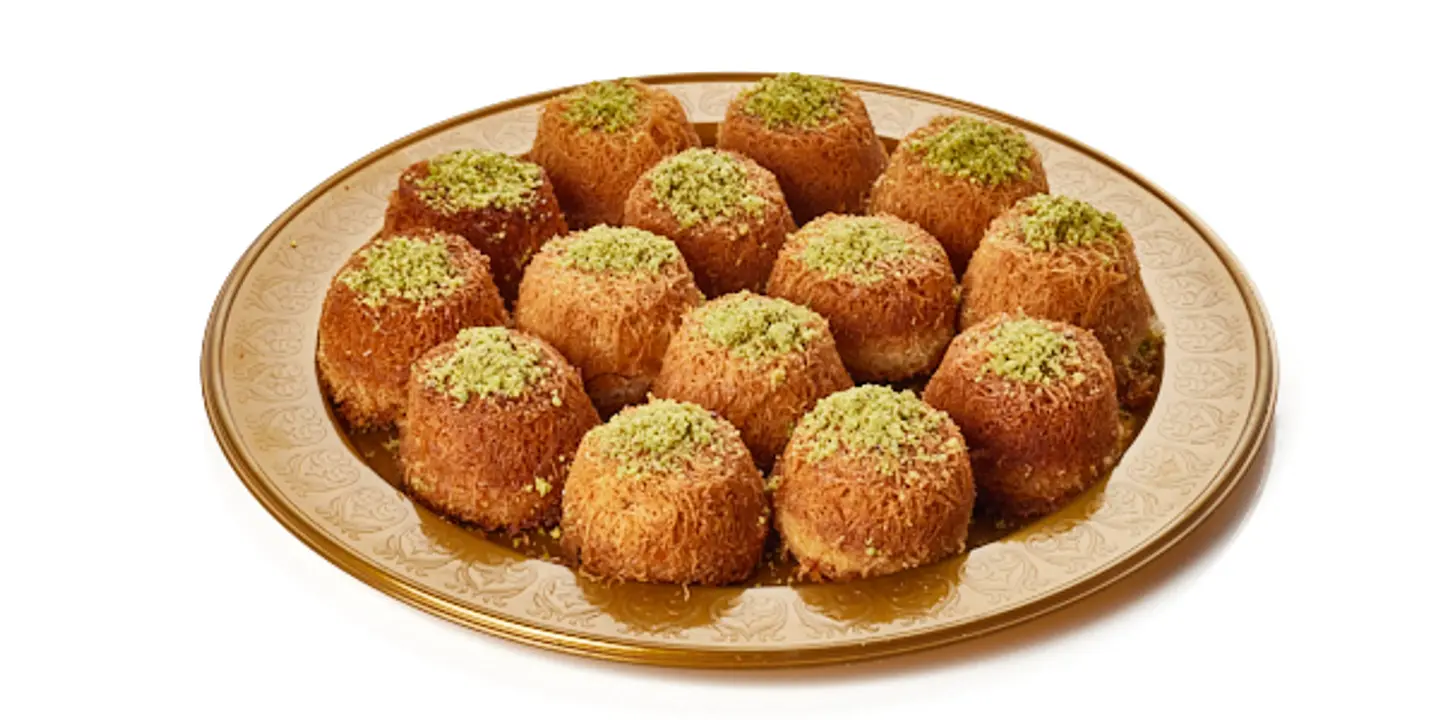 كنافة اكواب خشنة بالقشطة - نص كيلو