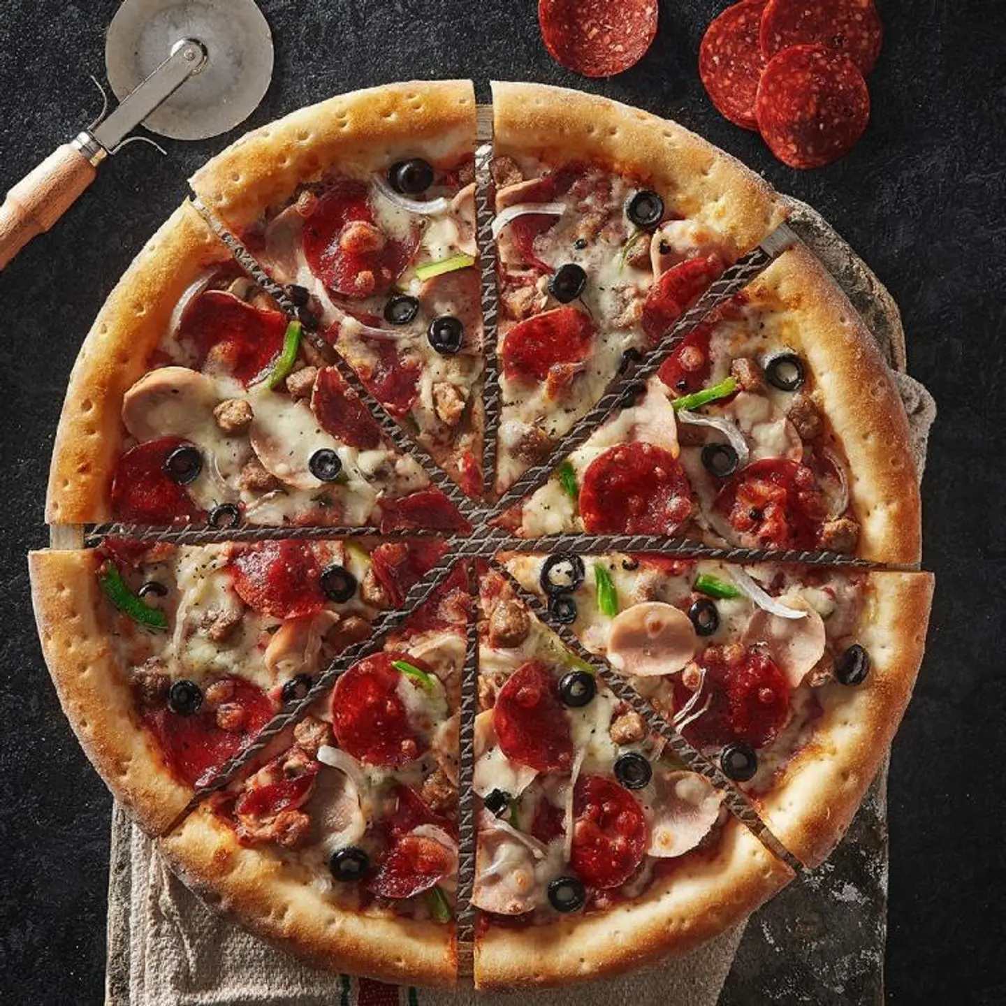 بيتزا سوبر لحم - صغير