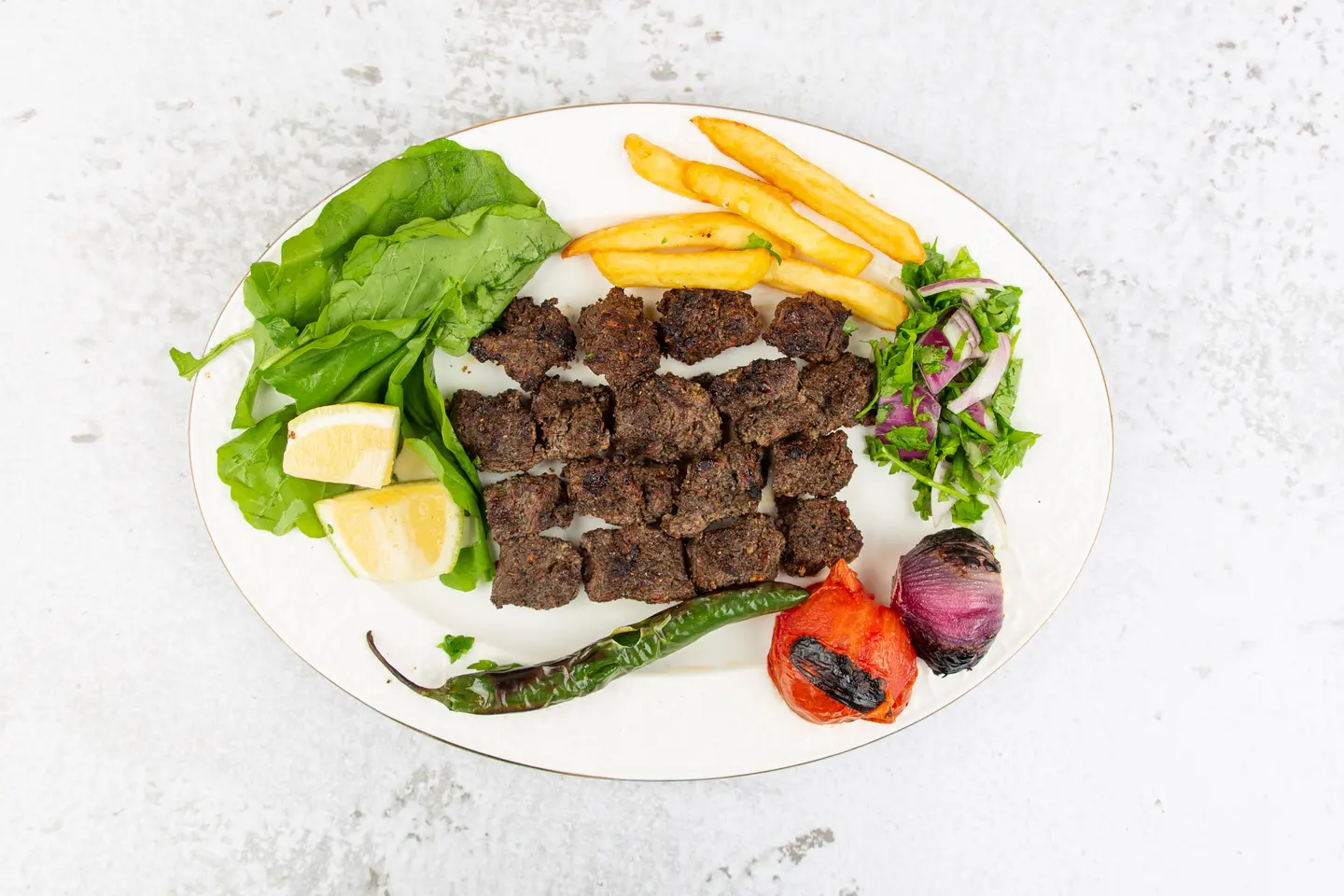 Lemon Tikka Meat - Skewer