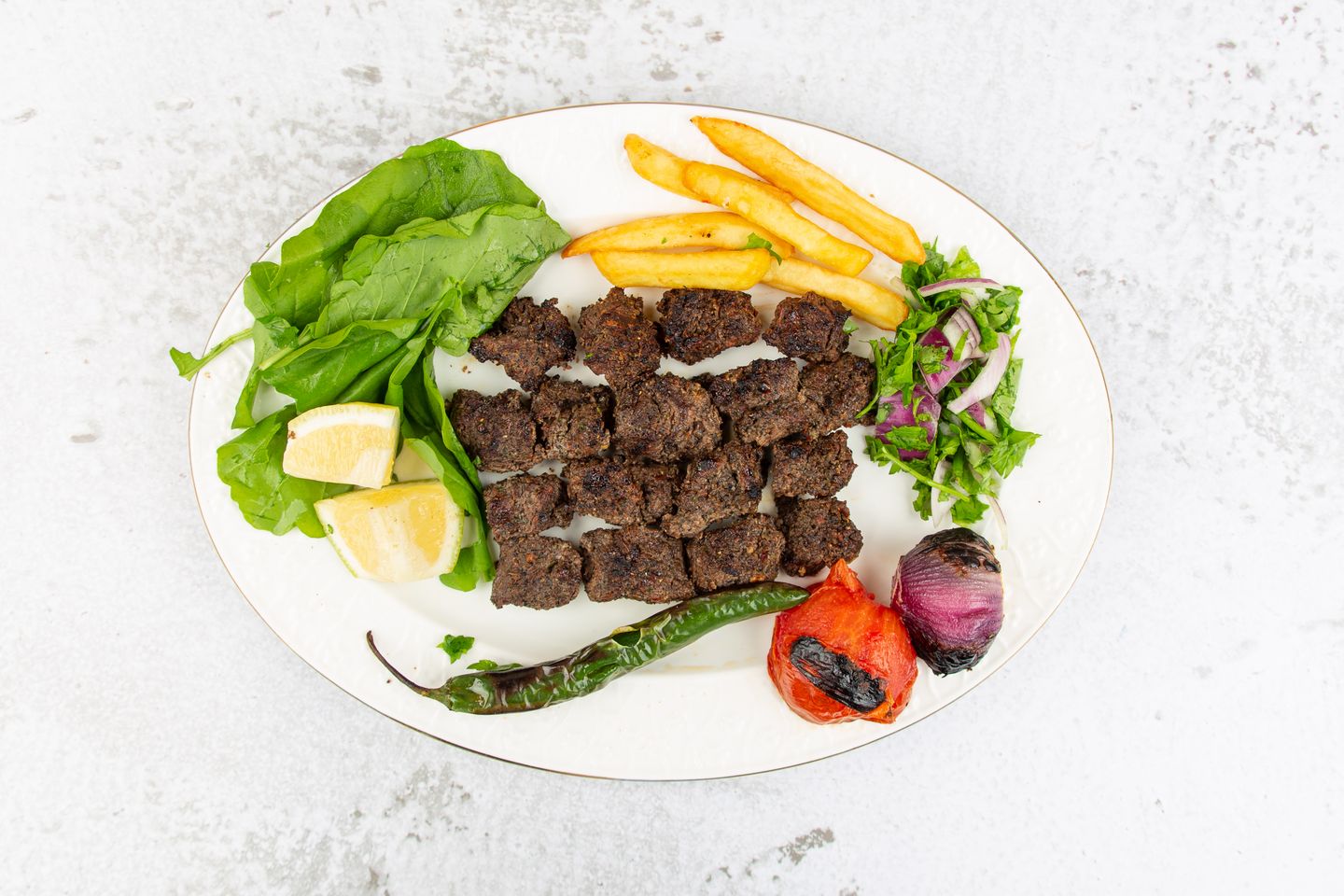 Lemon Tikka Meat - Skewer