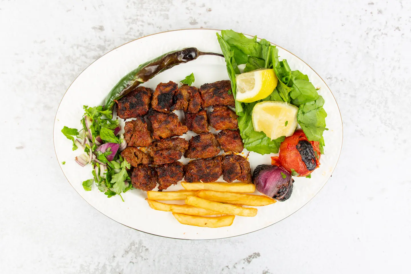 Spicy Yoghurt Meat Tikka - Skewer