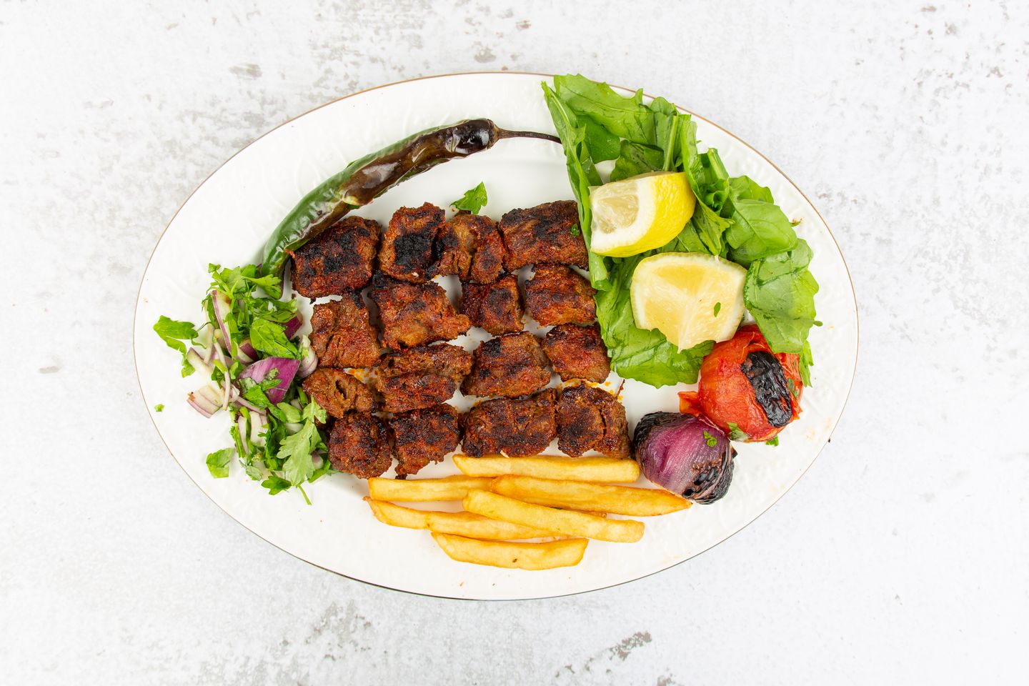 Spicy Yoghurt Meat Tikka - Skewer