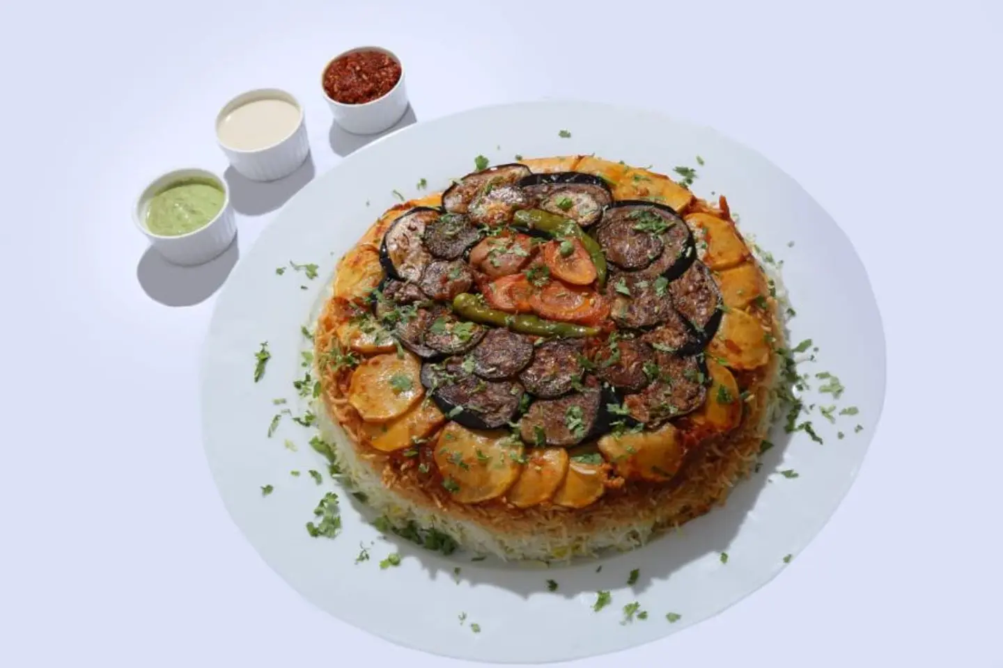 Chicken Maqluba - Quarter Of Chicken