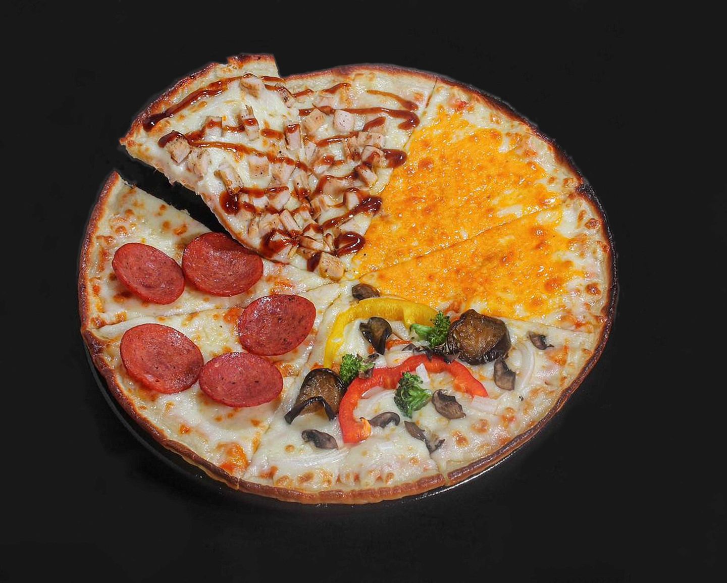 Mixed Hayaa Tueal Pizza - Small