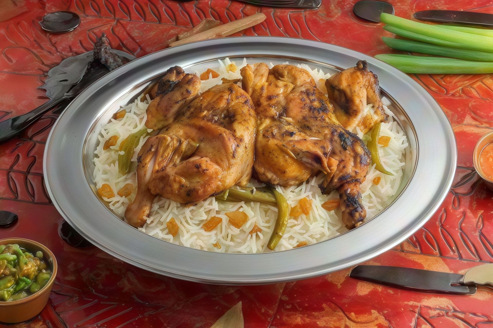 مظبي دجاج - نصف حبة