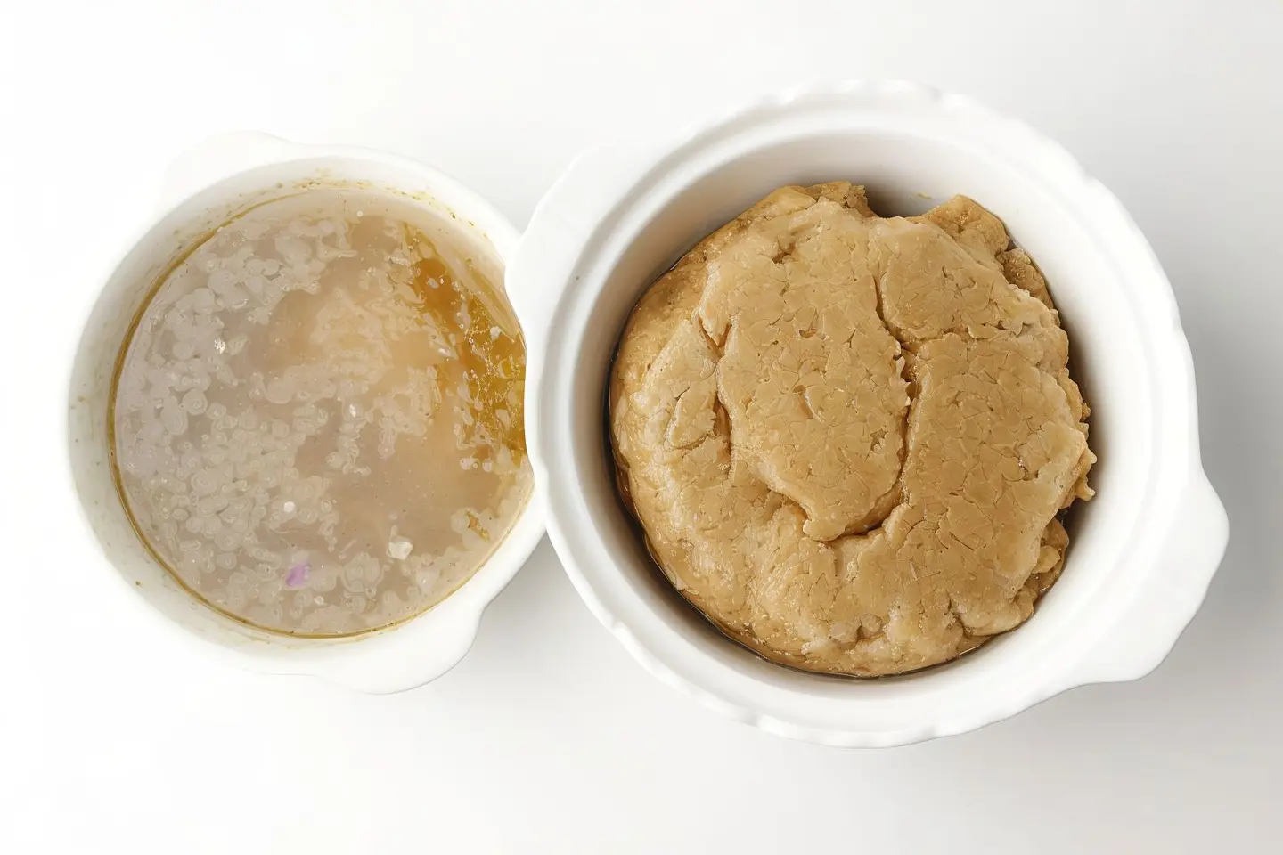 عصيدة مع المرق - صغير