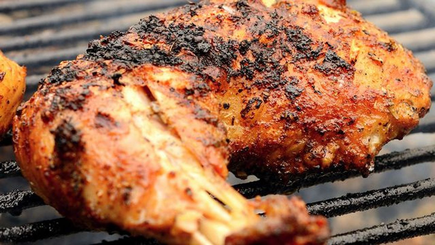 Half A Chicken On Charcoal  - Mathlouthah