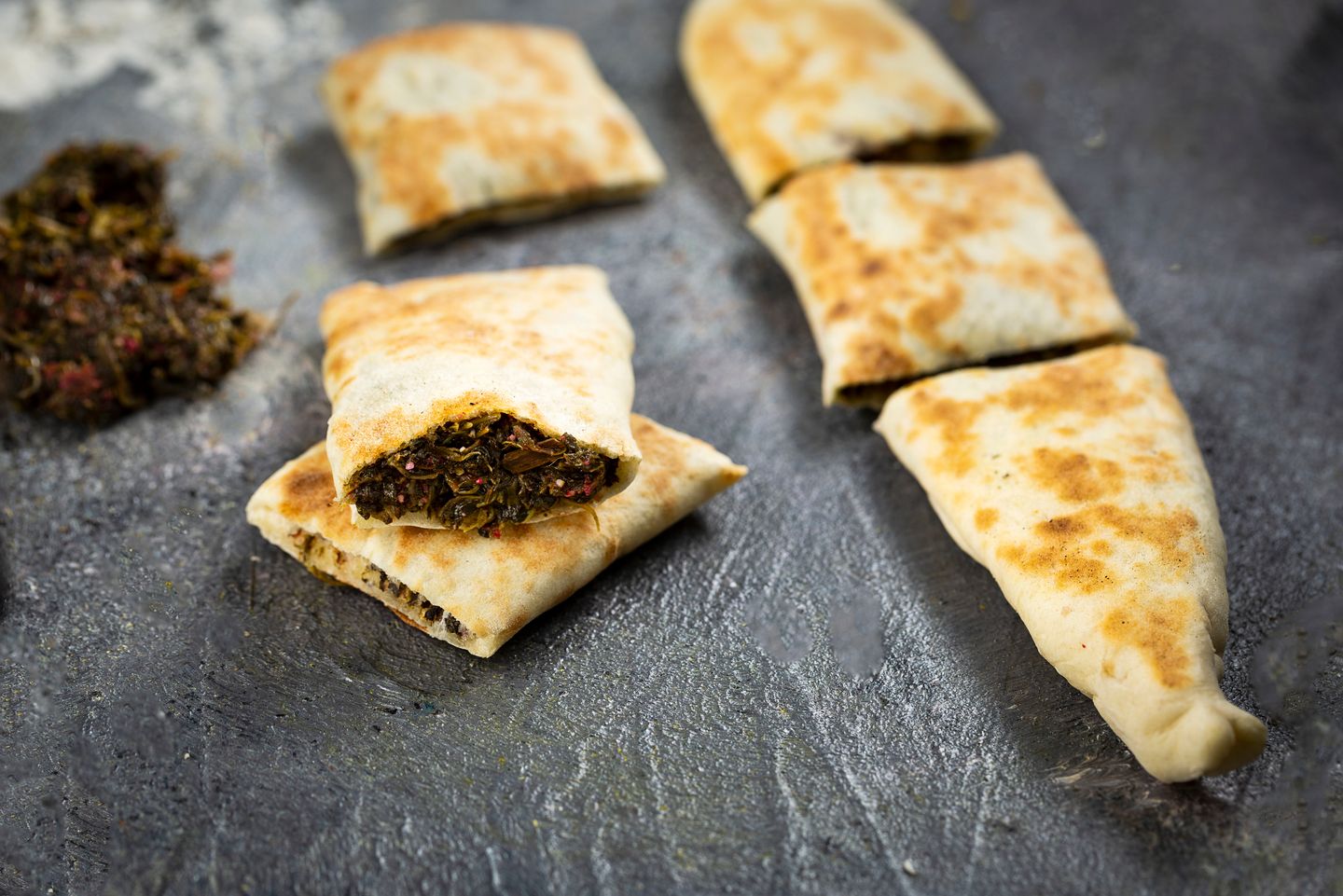 فطائر سبانخ - صغير