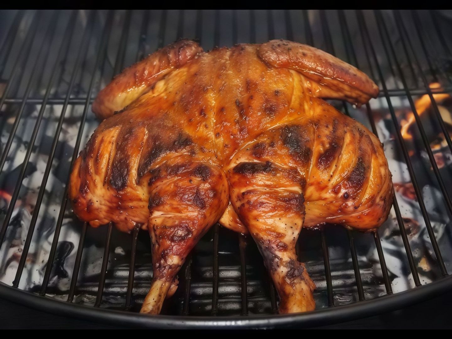 Plain Charcoal Chicken - Half A Chicken