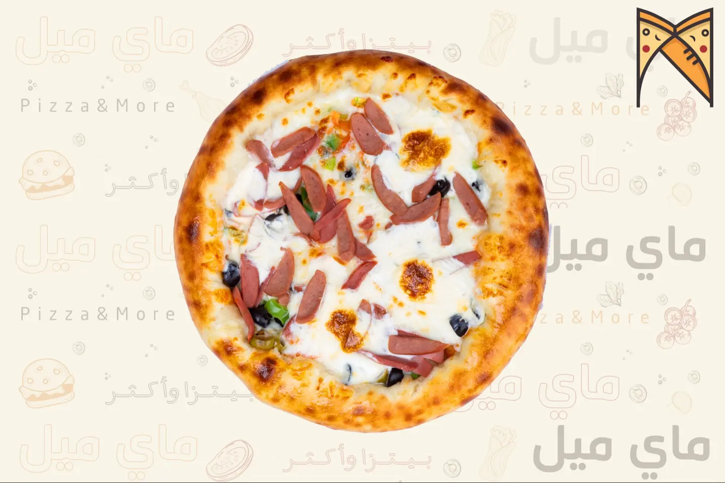 بيتزا نقانق اطراف جبنة - صغير