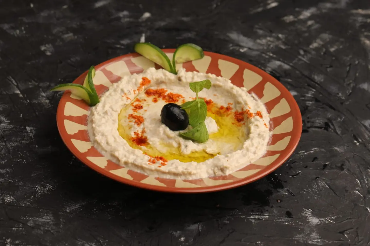 صحن بابا غنوج  - صغير