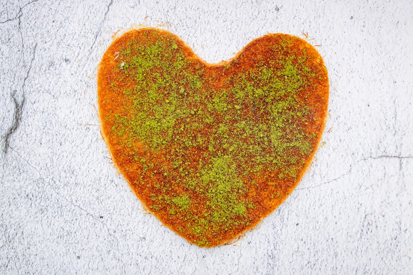 كنافة قلب - وسط