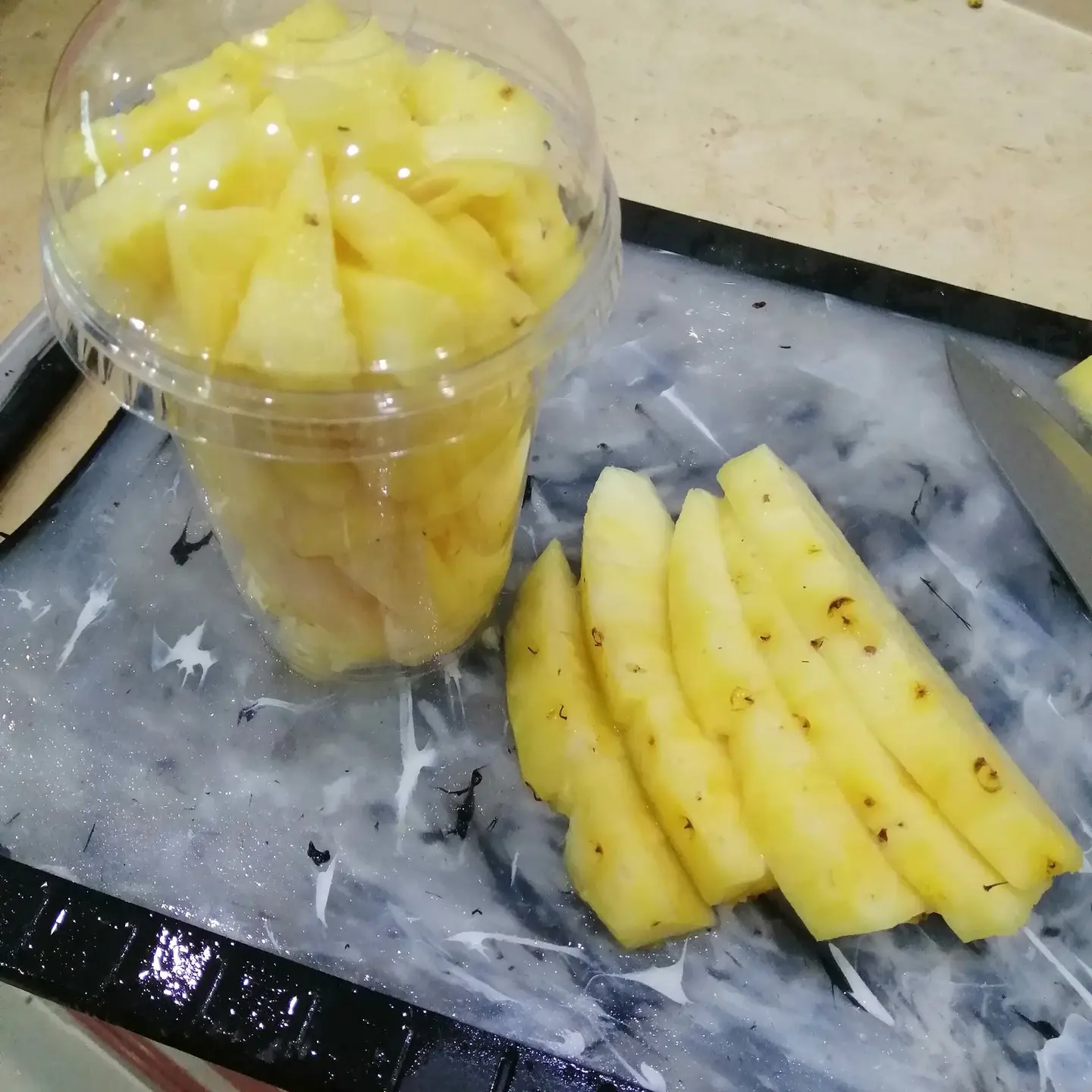 Pineapple Chunks - Cup Medium