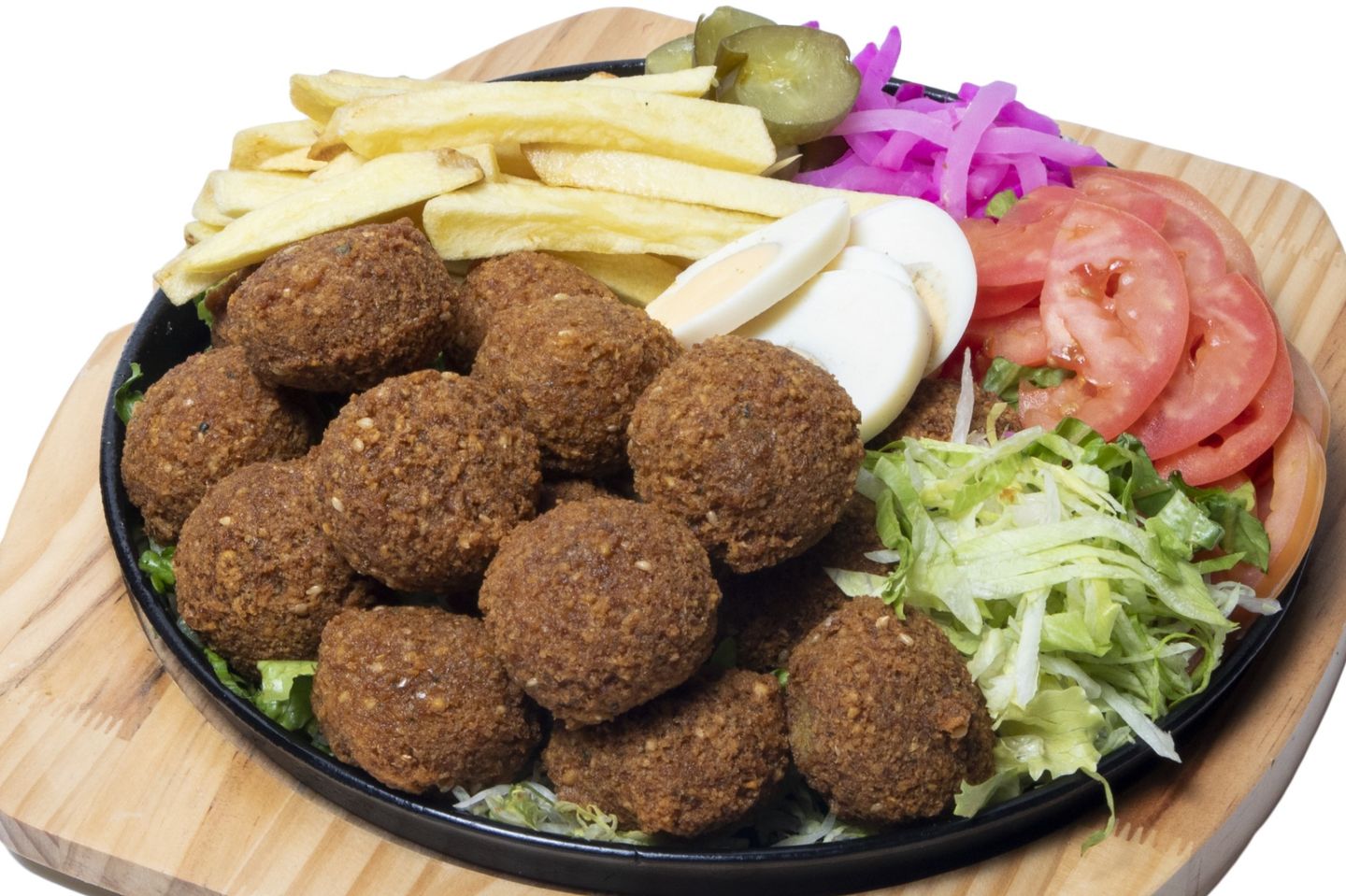 صحن فلافل مشكل  - صغير