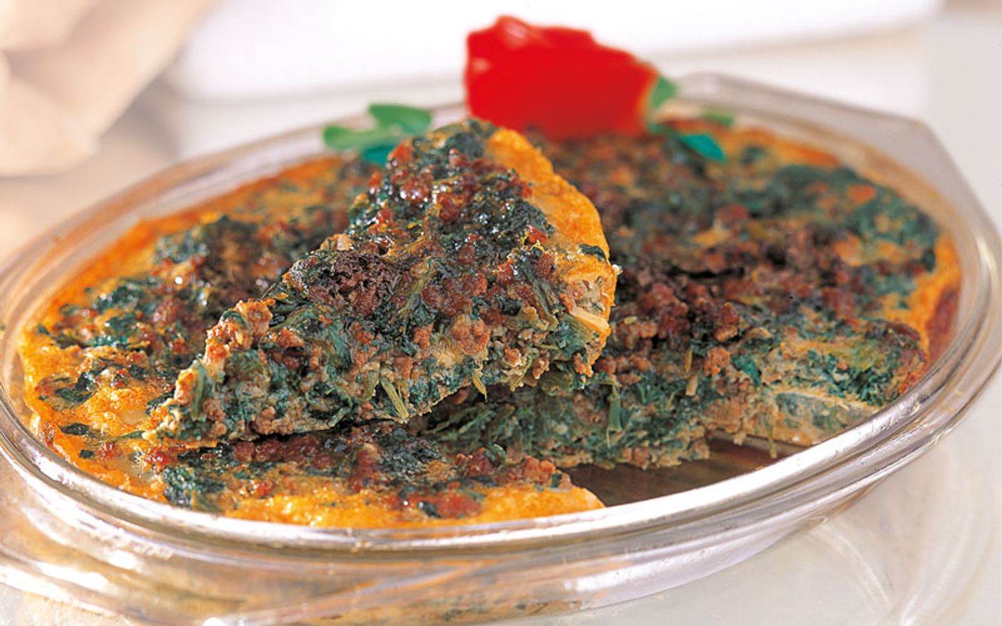 Spenach With Meat - Shamya