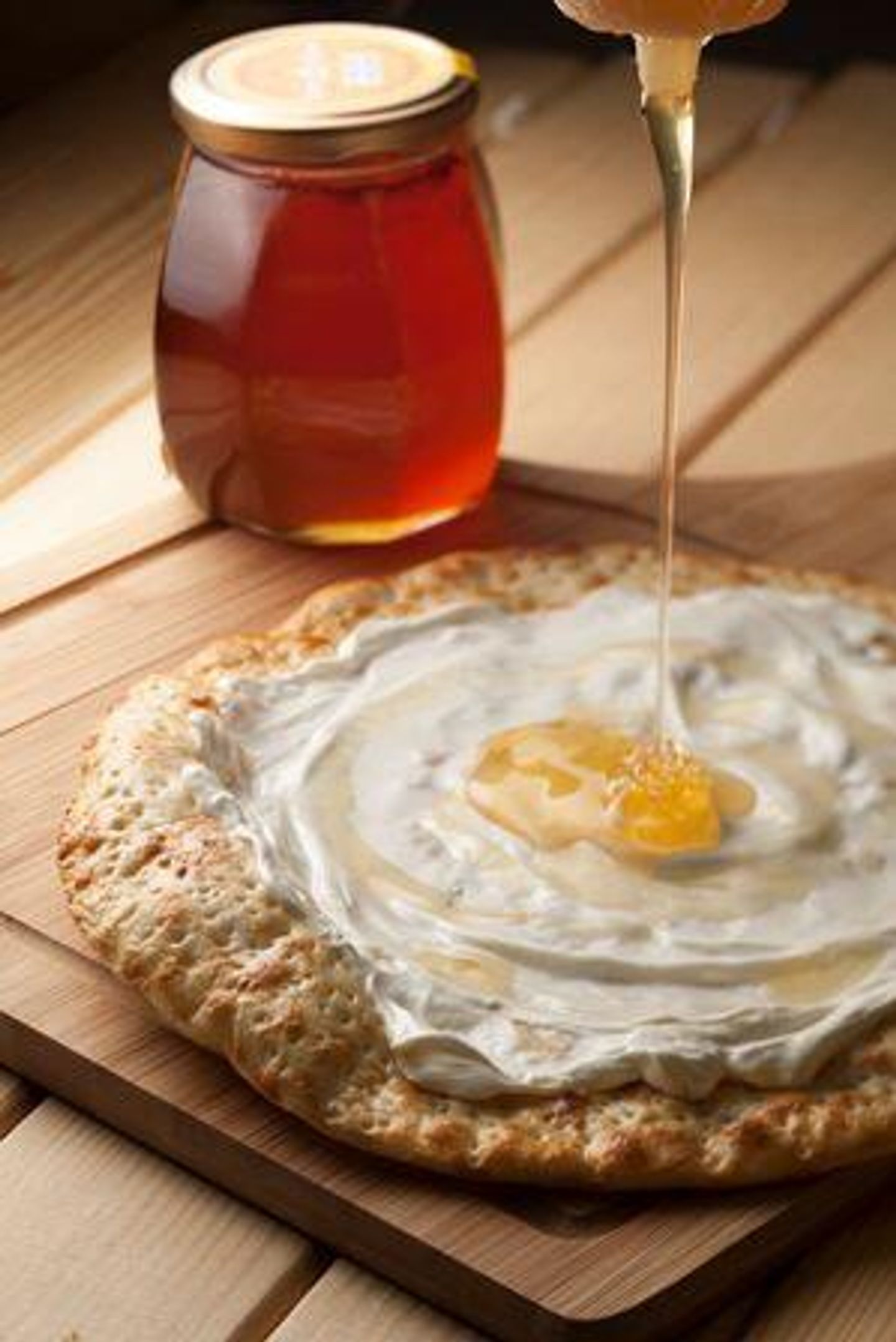 Creamy Cheese With Honey - Shamya