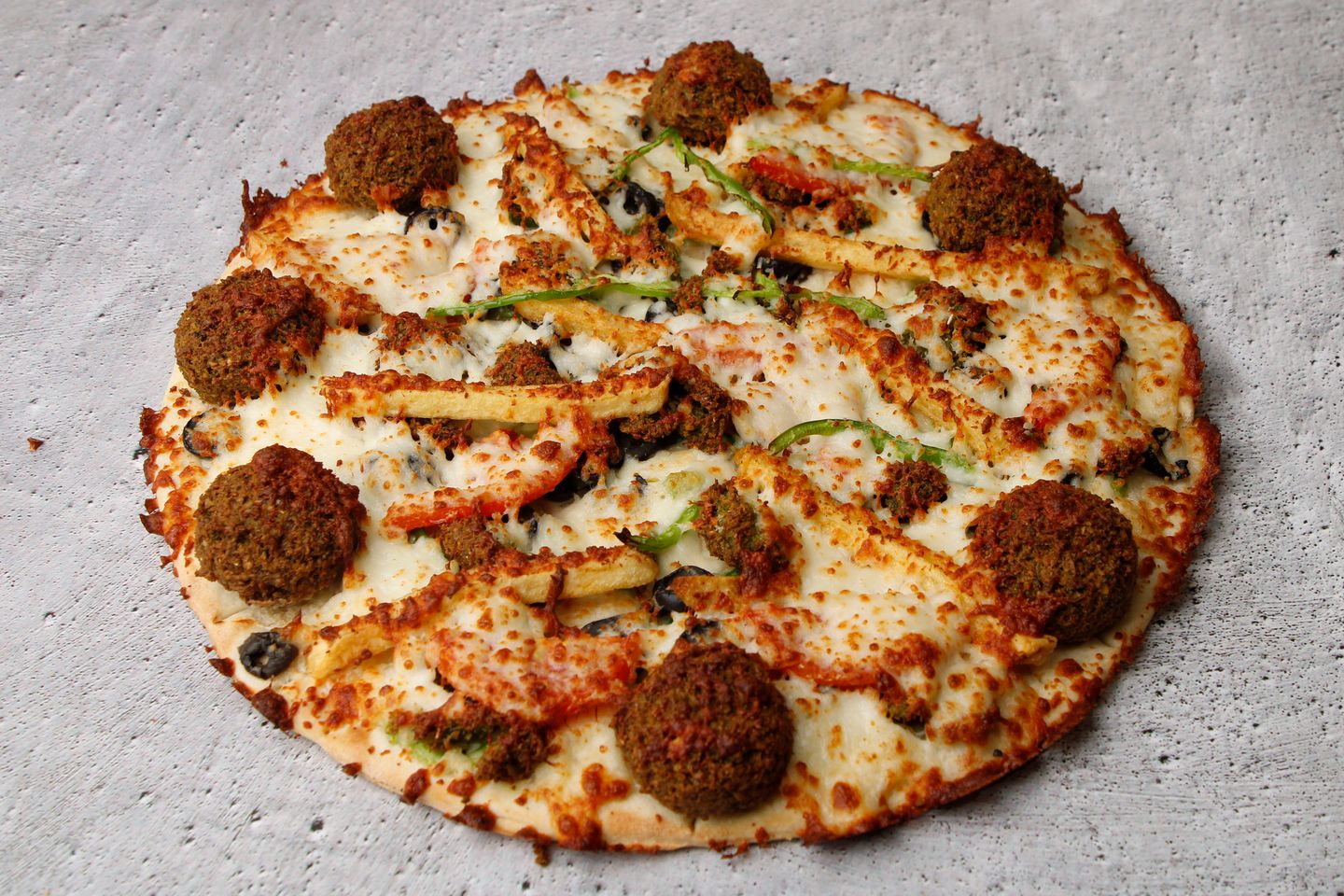 فلافل بيتزا - صغير