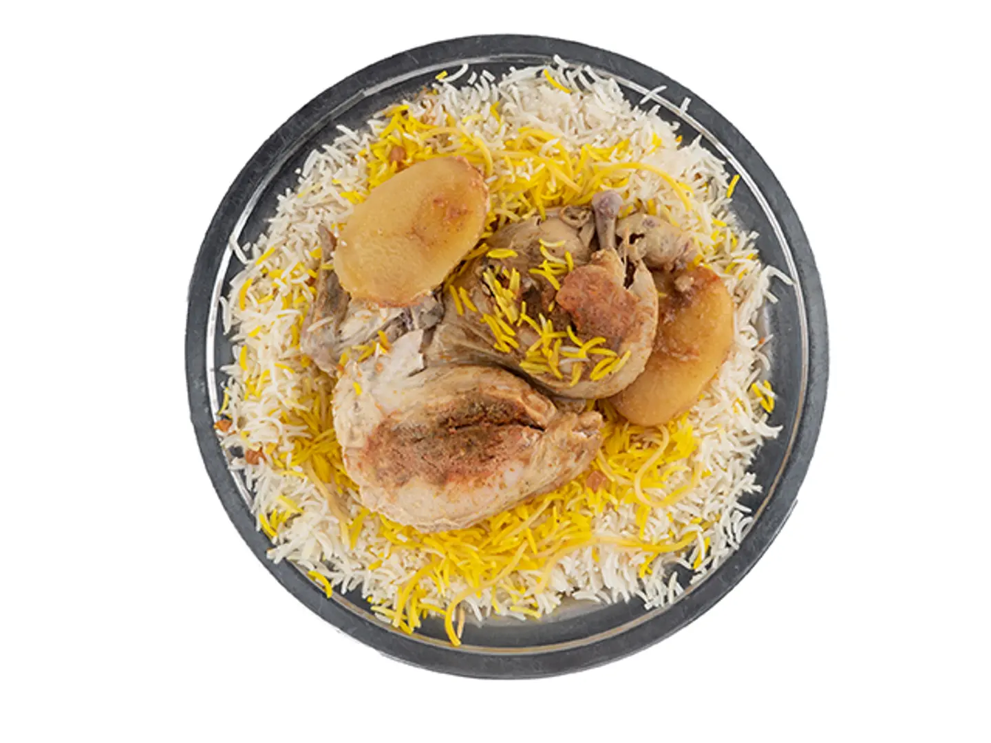 دجاج مدفون - نصف
