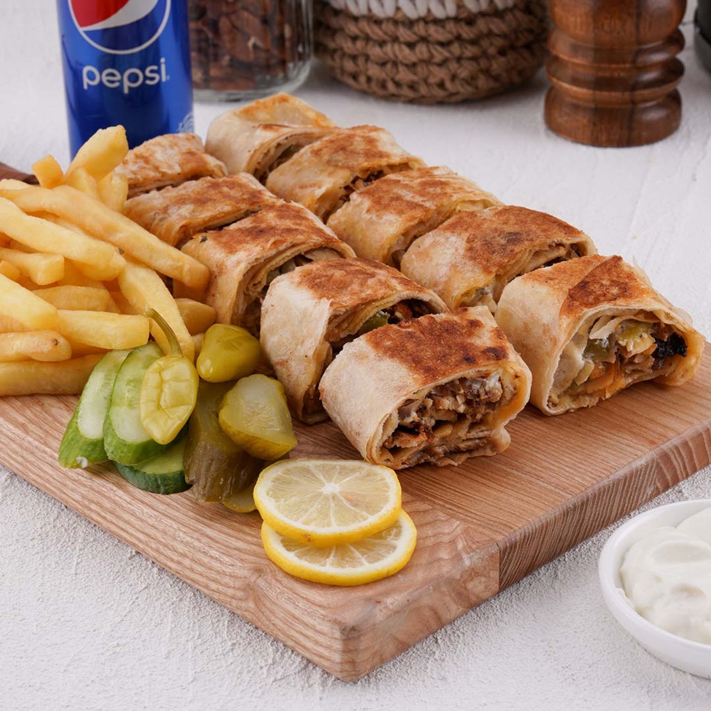شاورما عربي سوبر - بدون جبن