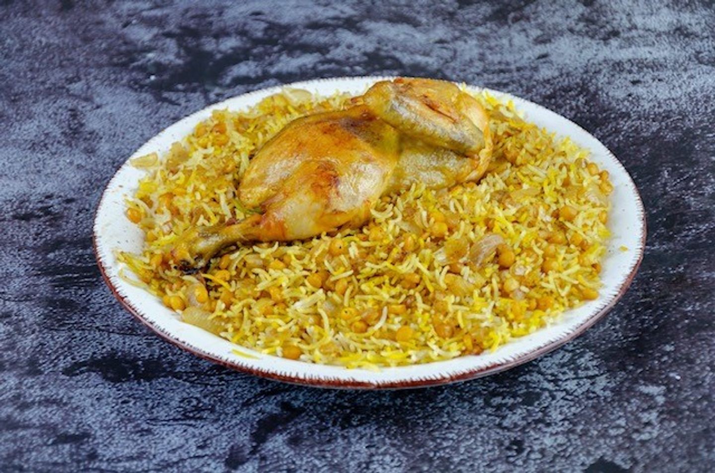 مجبوس  دجاج - نص دجاجة