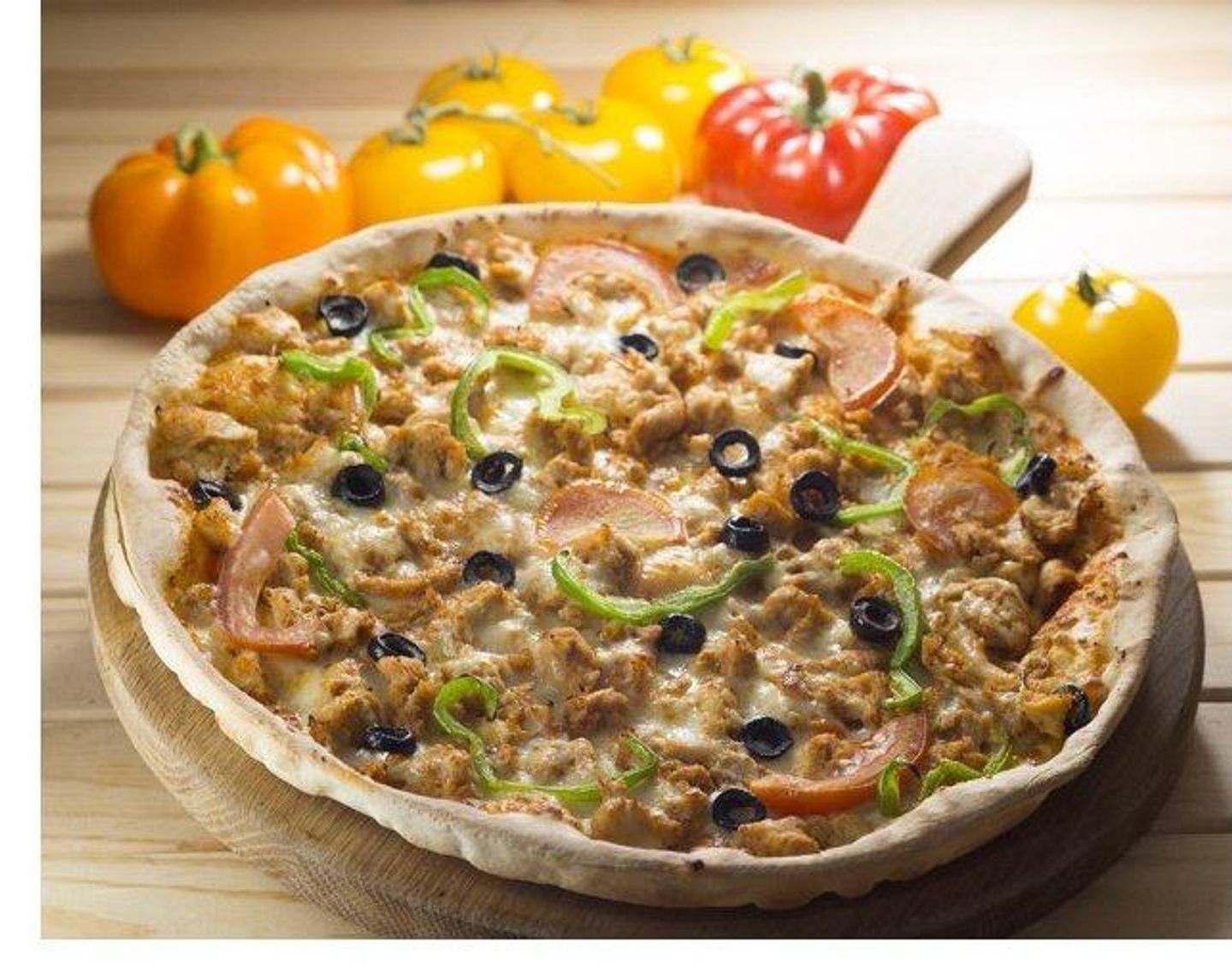 بيتزا دجاج - صغير
