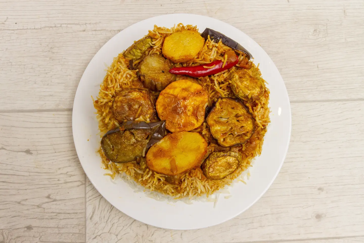 Chicken Maqluba  - Half Chicken
