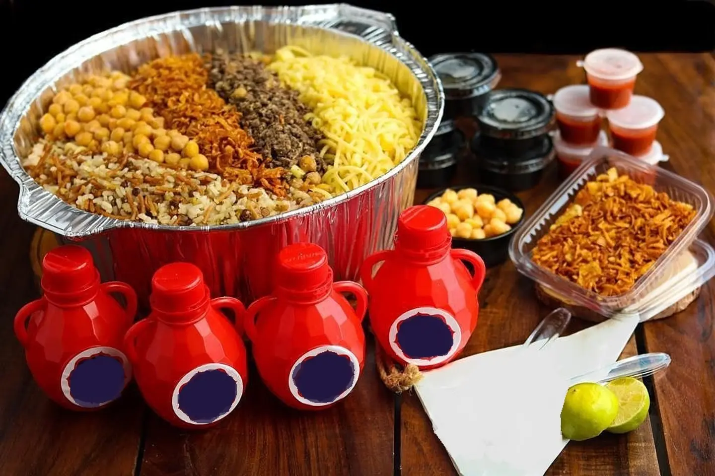 Family Koshary Dish - Medium Enough For 3 People